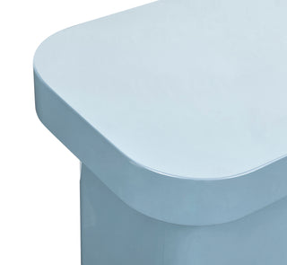 Juno Glossy Console in Powder Blue - Fenton & Fenton