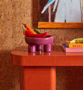 Juno Glossy Console in Squash - Fenton & Fenton