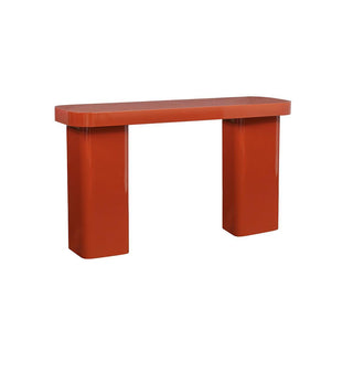Juno Glossy Console in Squash - Fenton & Fenton