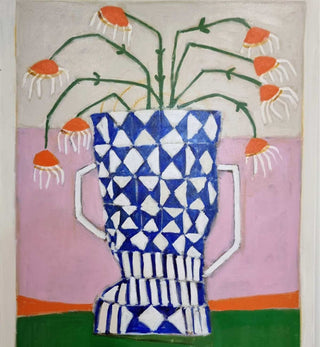 Kerrie Jeffs - Blue Vase - Fenton & Fenton