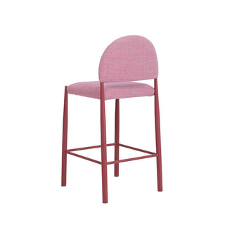Lenny Bar Stool In Berry - Fenton & Fenton