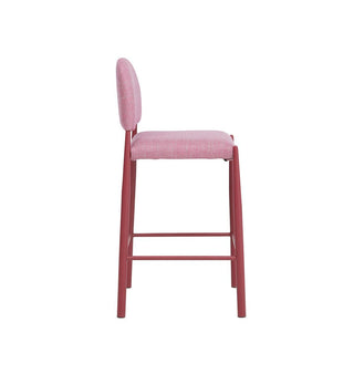 Lenny Bar Stool In Berry - Fenton & Fenton