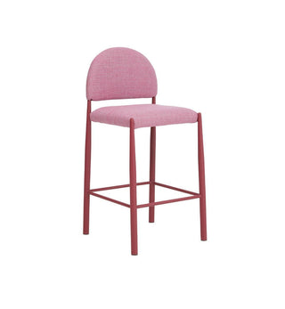 Lenny Bar Stool In Berry - Fenton & Fenton