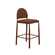 Lenny Bar Stool in Clay