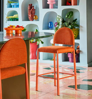 Lenny Bar Stool In Marmalade - Ex-Display Stock - Fenton & Fenton
