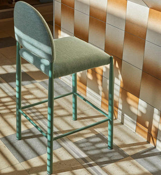 Lenny Bar Stool In Mist - Fenton & Fenton