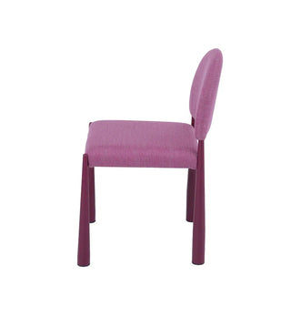 Lenny Dining Chair in Berry - Fenton & Fenton