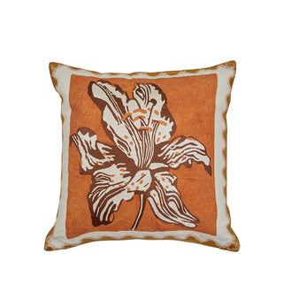 Lily Embroidered Cushion - Fenton & Fenton