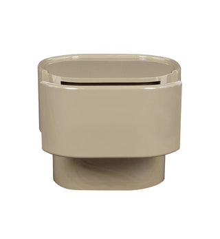 Lull Glossy Bedside Table in Croissant - Fenton & Fenton