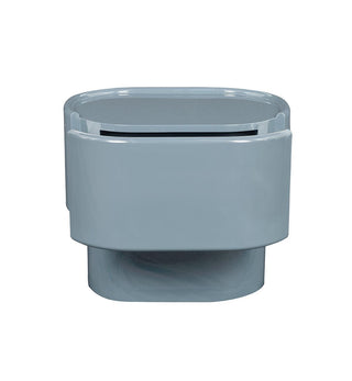 Lull Glossy Bedside Table in Powder Blue - Fenton & Fenton