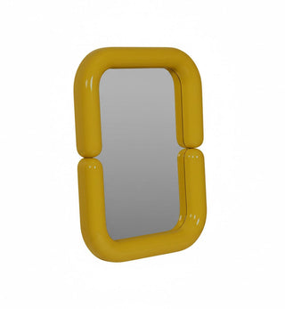 Luna Glossy Mirror in Golden Olive - Fenton & Fenton