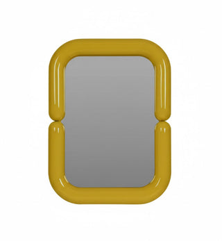 Luna Glossy Mirror in Golden Olive - Fenton & Fenton