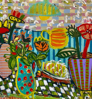 Margaret Delahunty Spencer - Spring Morning in Dad's Garden 01 - Fenton & Fenton