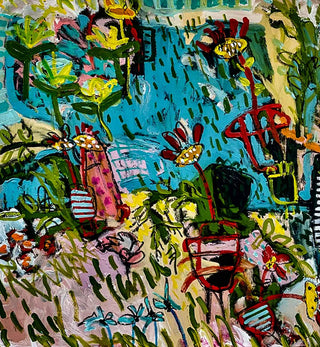 Margaret Delahunty Spencer - Spring Morning in Dad's Garden 02 - Fenton & Fenton