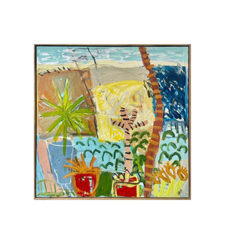 Margaret Delahunty Spencer - Still Life With View and Snake Lily - Fenton & Fenton