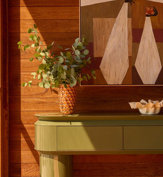 Marjorie Vase In Caramel - Fenton & Fenton