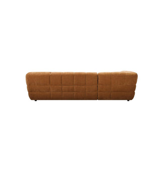 Marshmallow Modular Sofa - LHF Chaise in Chestnut - Fenton & Fenton
