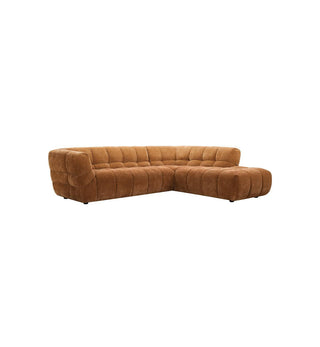 Marshmallow Modular Sofa - RHF Chaise in Chestnut - Fenton & Fenton