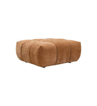 Marshmallow Sofa - Square Ottoman in Chestnut - Fenton & Fenton