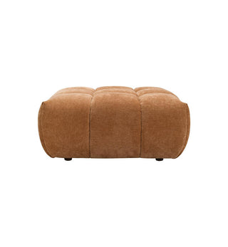 Marshmallow Sofa - Square Ottoman in Chestnut - Fenton & Fenton