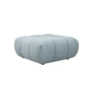 Marshmallow Sofa - Square Ottoman in Nordic Blue - Fenton & Fenton
