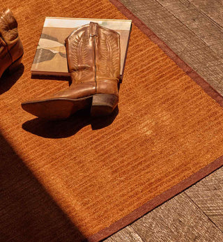 Nomad Dhurrie In Cinnamon - Fenton & Fenton