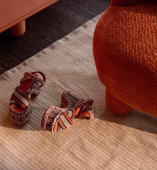 Nomad Dhurrie In Sand - Fenton & Fenton