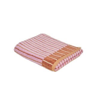 Ola Bath Mat In Pink Clay - Fenton & Fenton