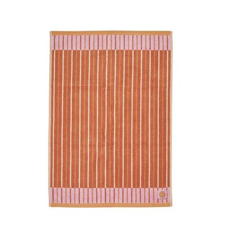 Ola Bath Mat In Pink Clay - Fenton & Fenton