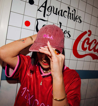 Ola Mexicola Cap in Burgundy - Fenton & Fenton