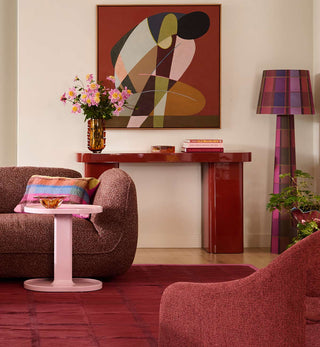 Hot Toddy Floor Lamp in Plaid - Fenton & Fenton