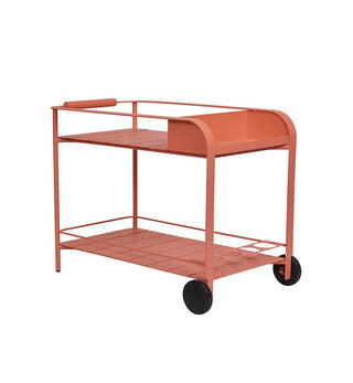 Outdoor Bar Cart in Clay - Fenton & Fenton