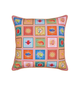 Outdoor Cushion In Cosmos Flower - Fenton & Fenton