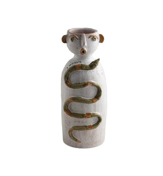 Patrizia Italiano - 'Uomo con il serpentt colorato' - Glazed - Fenton & Fenton