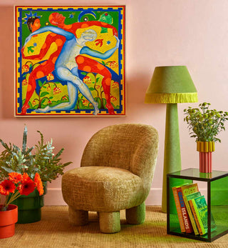 Peggy Chair Fabric Swatch in Cactus - Fenton & Fenton