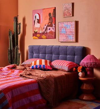 Raffy Table Lamp In Fucshia - Fenton & Fenton