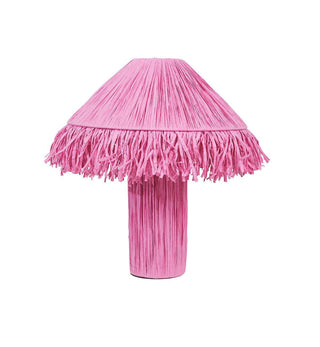 Raffy Table Lamp In Fucshia - Fenton & Fenton