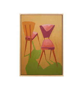 Lily Platts - Red Vinyl Chairs