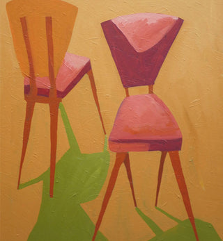 Lily Platts - Red Vinyl Chairs