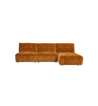 Roommate Sofa - 2 Piece + Chaise in Honey - Fenton & Fenton