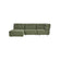 Roommate Sofa - 2 Piece With Corner + Chaise In Forest