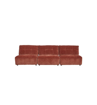 Roommate Sofa - 3 Piece Armless in Cinnabar - Fenton & Fenton
