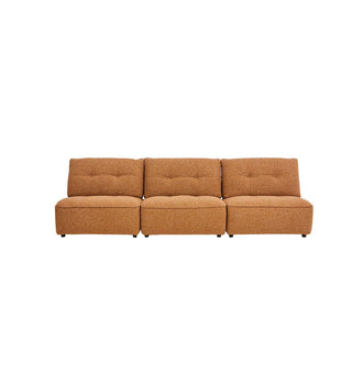 Roommate Sofa - 3 Piece Armless in Ginger - Fenton & Fenton