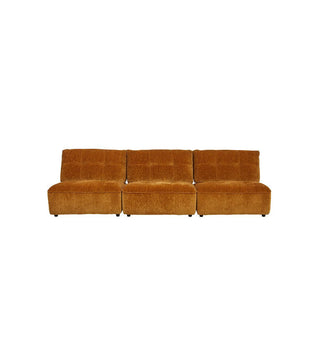 Roommate Sofa - 3 Piece Armless in Honey - Fenton & Fenton