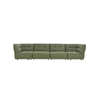 Roommate Sofa - 4 Piece with Corners in Forest - Fenton & Fenton
