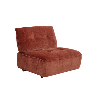 Roommate Sofa - 5 Piece L-Shape Armless in Cinnabar - Fenton & Fenton