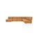 Roommate Sofa - 5 Piece L-Shape + Chaise In Ginger