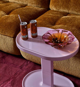 Roommate Sofa - Square Ottoman in Honey - Fenton & Fenton