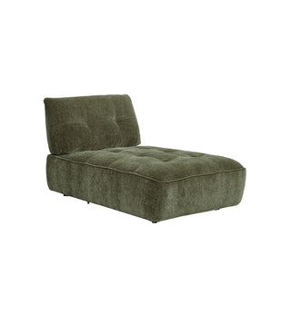Roommate Sofa - Chaise in Moss - Fenton & Fenton