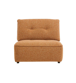 Roommate Sofa - 5 Piece L-Shape + Chaise + Ottoman in Ginger - Fenton & Fenton